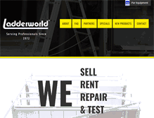 Tablet Screenshot of ladderworld.com